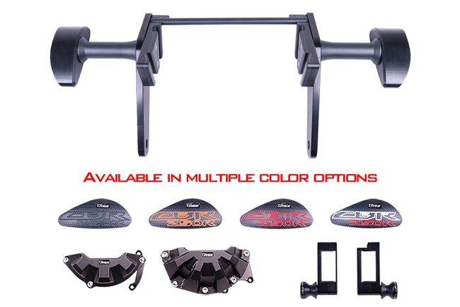 T-Rex Racing 2011 - 2019 Honda CBR250R No Cut Frame Sliders Case