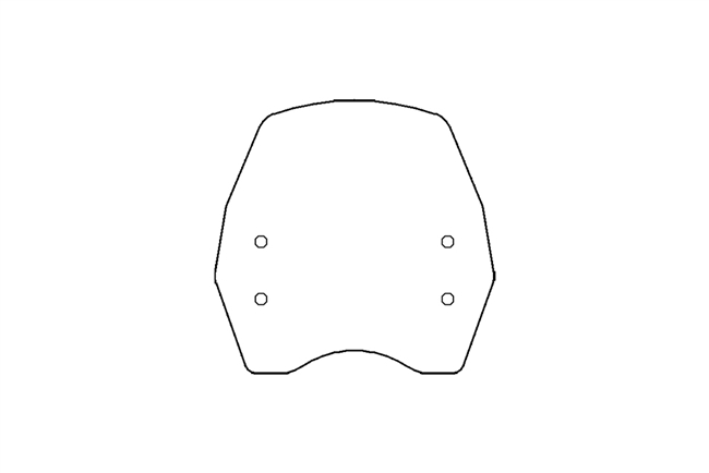 T-Rex Racing 2023 - 2026 Kawasaki Z650 / Z650 S Windshield